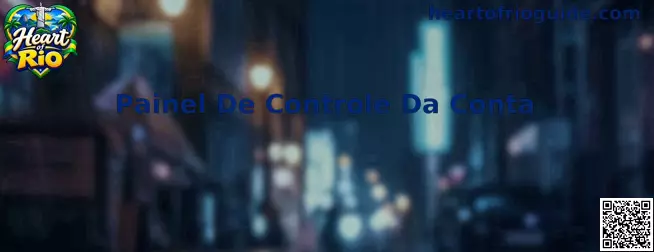 Painel de Controle da Conta
