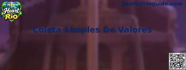Coleta Simples De Valores
