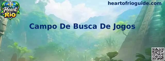 Campo De Busca De Jogos